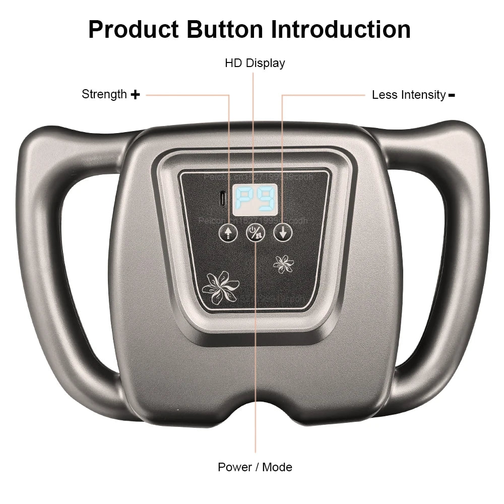 Fascia Gun Muscle Massager Gun High Frequency  Body Massage Machine Sixteen-head Waist Shoulder Professional Fascia Massage Gun