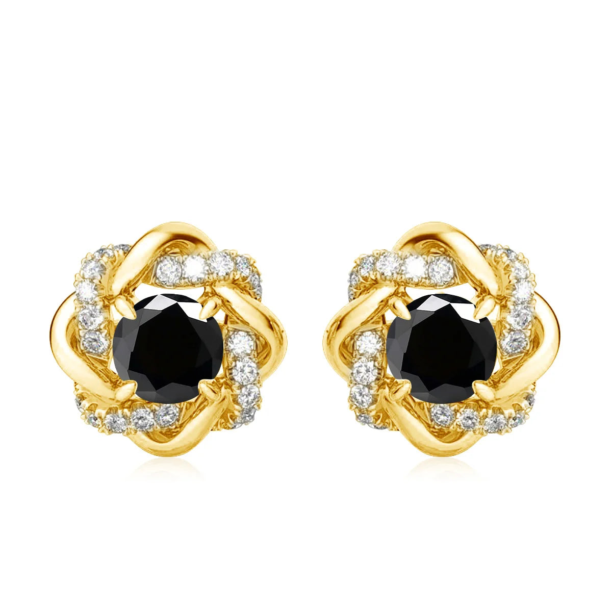 Moissanite Earrings With Certificate 2 Carat Rose Gold Luxury Jewelry For Woman Star Of David Design Trend Gift Female Mossanite - Uknowucme