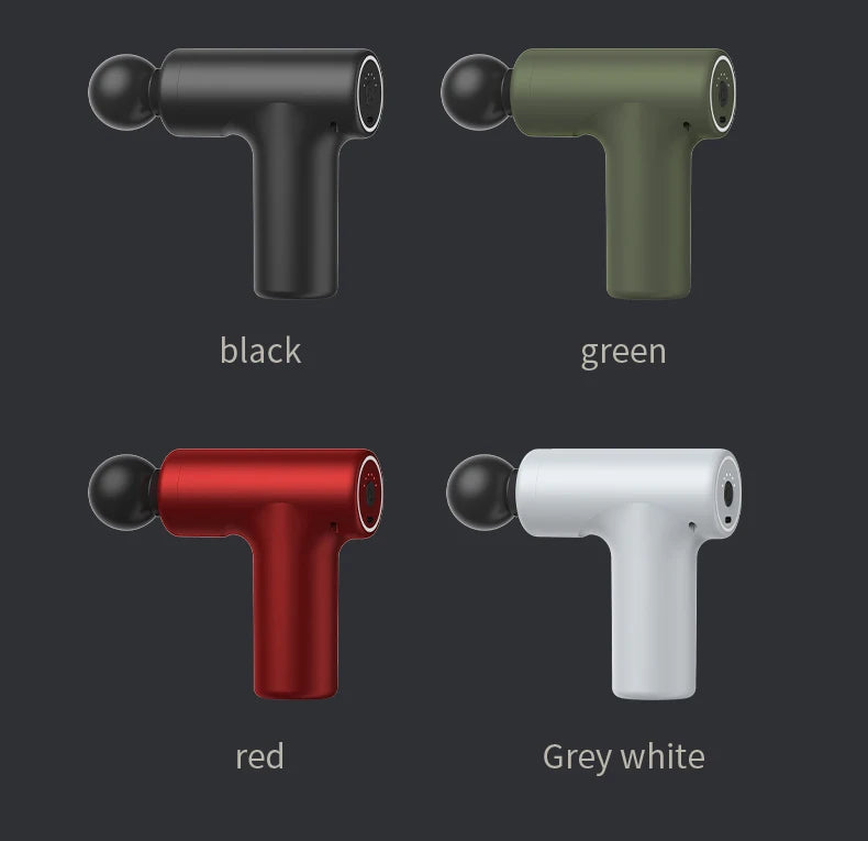 MUKASI Massage Gun Portable Percussion Pistol Massager For Body Neck Deep Tissue Muscle Relaxation Gout Pain Relief Fitness
