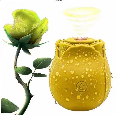 The Best of Hot Seller in the Whole Network Glow or Non Glow Rose style Sucking Vibrator for Women