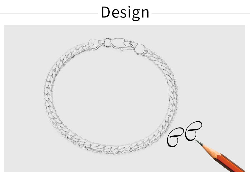 18K Gold/Silver Color 6mm Full Sideways Necklace 8/18/20/24 Inch Chain For Woman Men Fashion Wedding Engagement Jewelry - Uknowucme