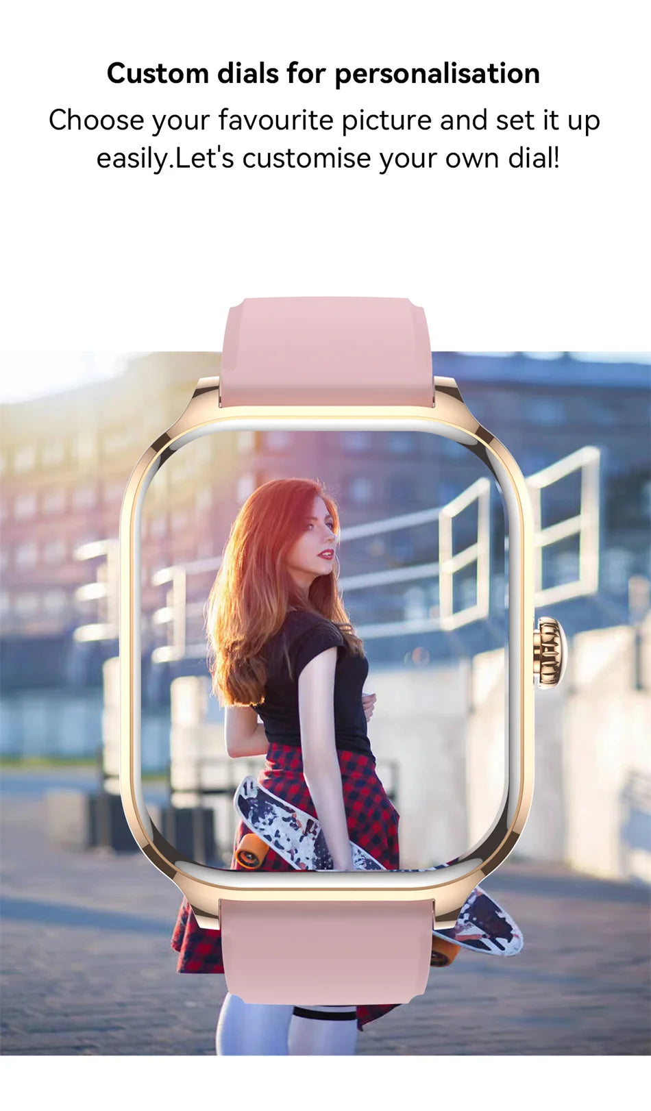 New Smart Watch For Android iOS 2.01" Smartwatch Answer Make Call Waterproof Sports Fitness Tracker Heart Rate Sleep Monitoring