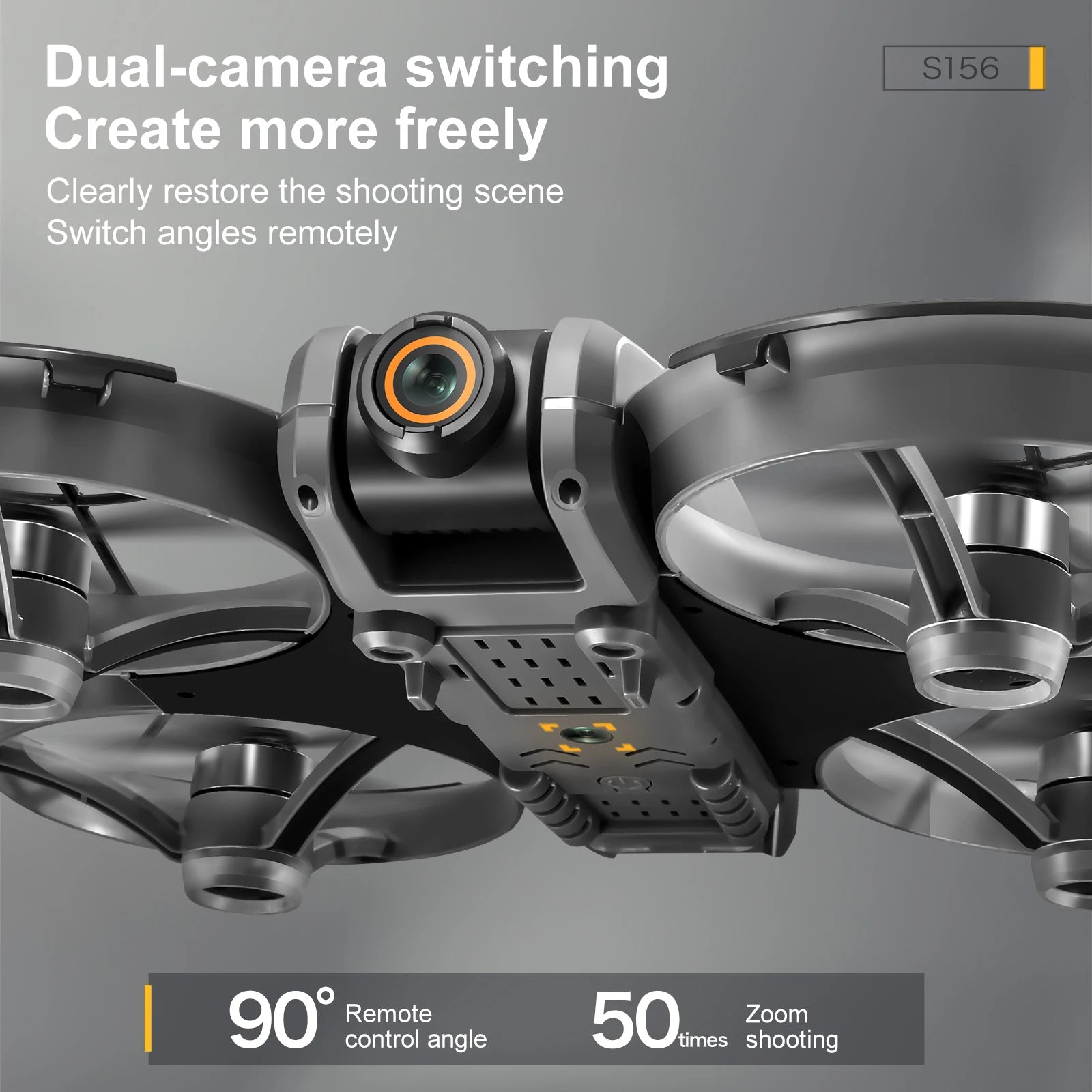 Drone with Camera 4K HD Video Stable Hover 180° Adjustable Lens 3D Flip RC Drones FPV Brushless Optical Flow Quadcopter UAV - Uknowucme