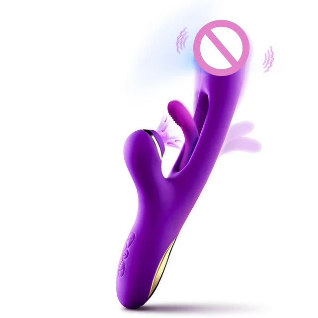 Flapping G Spot Vibrator Dildo Rabbit Adult Toy Vibration Silicone Waterproof Personal Vibrator Clitoral Nipple Anal Stimulation