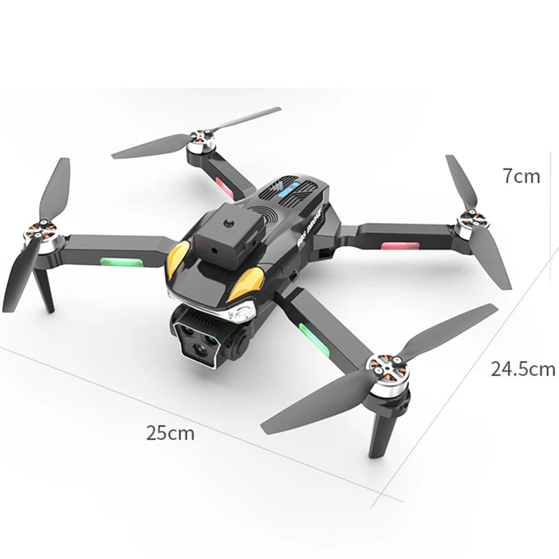 N608S GPS Professional Drone 8K HD Three Camera 5G Wifi Obstacle Avoidance Brushless Foldable Quadcopter RC Drone 1 km distance