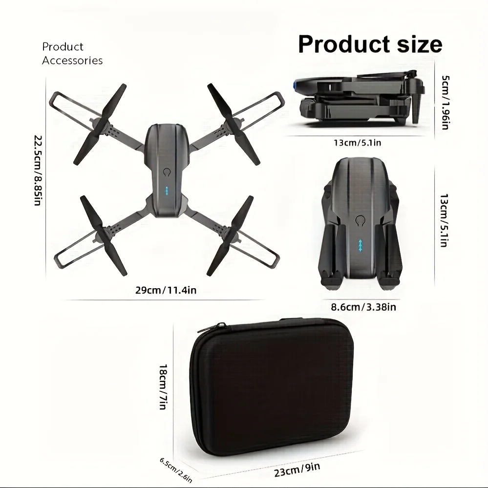 E99 drone is equipped with dual cameras, mobile application control, indoor flying toys, Halloween/Christmas/New Year gifts - Uknowucme