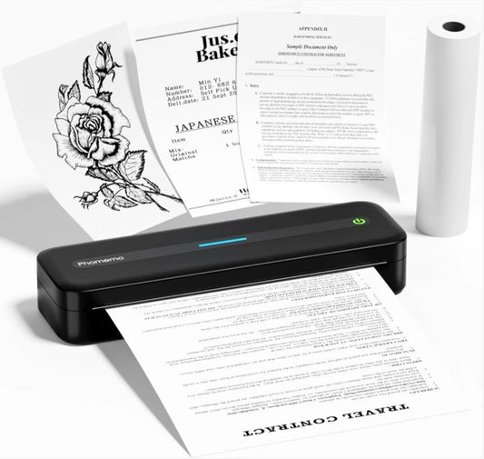 Phomemo M832 Inkless Thermal Pocket Printer Business Met Multiple Printing 300DPI Print Clear Mini Mobile Portable Printer - Uknowucme