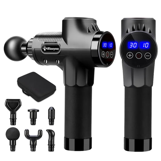 High frequency Massage Gun Muscle Relax Body Relaxation Electric Massager with Portable Bag Therapy Gun for fitness - Uknowucme