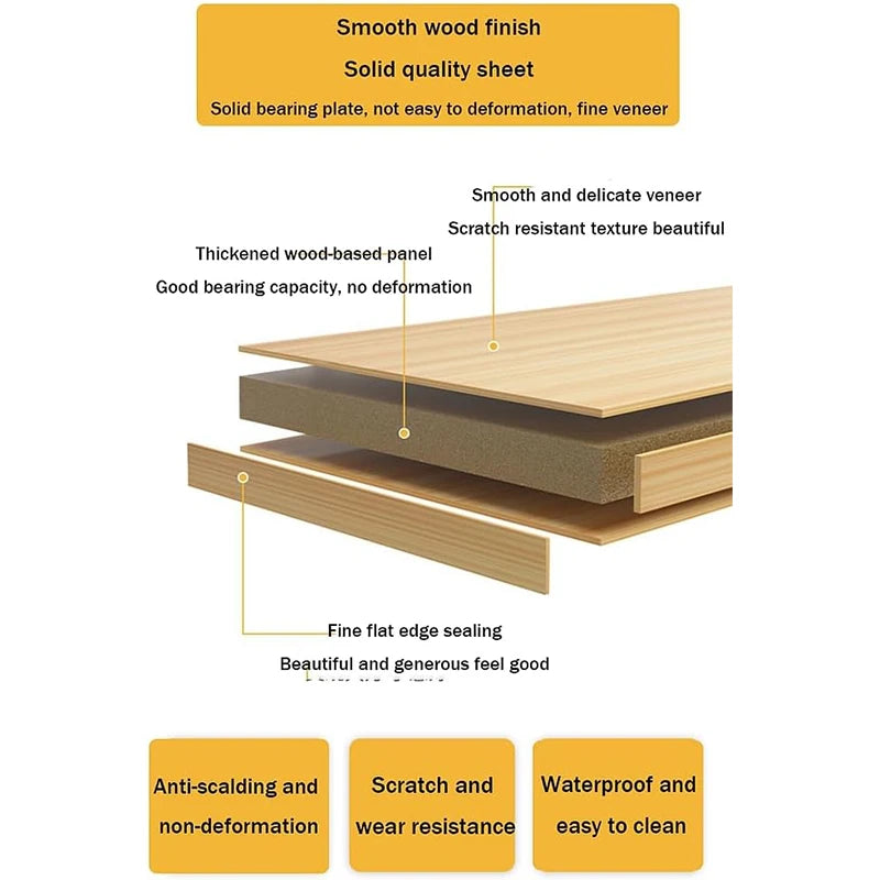 Simple Bedside table Solid Wood Nightstands Double-Layer Night table Living Room Sofa Side Table Modern Home Bedroom furniture - Uknowucme