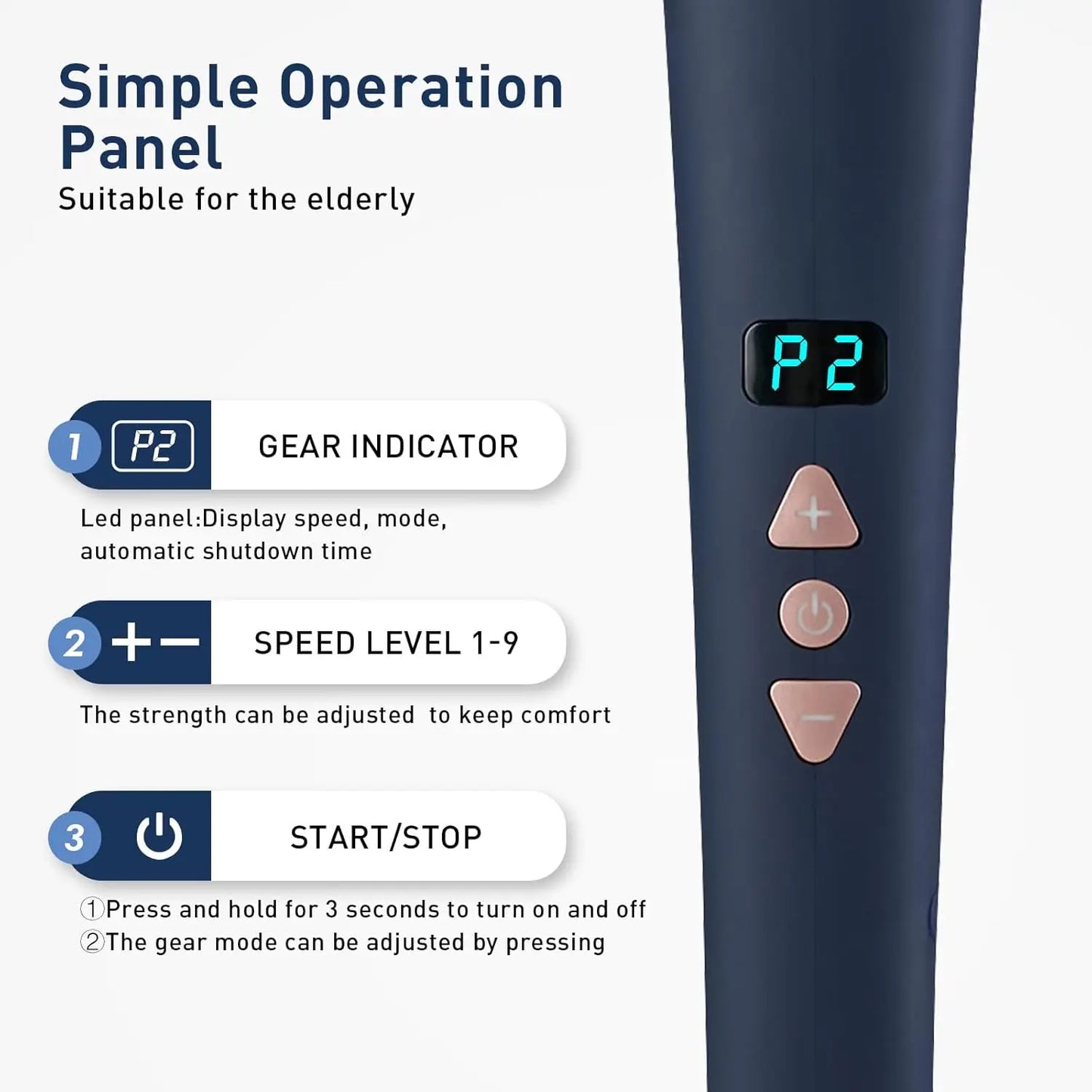 Massage Gun, Muscle Massage Gun for Athletes Handheld Electric Deep Tissue Back Massager, Percussion Massage Gun, Neck Back Mass