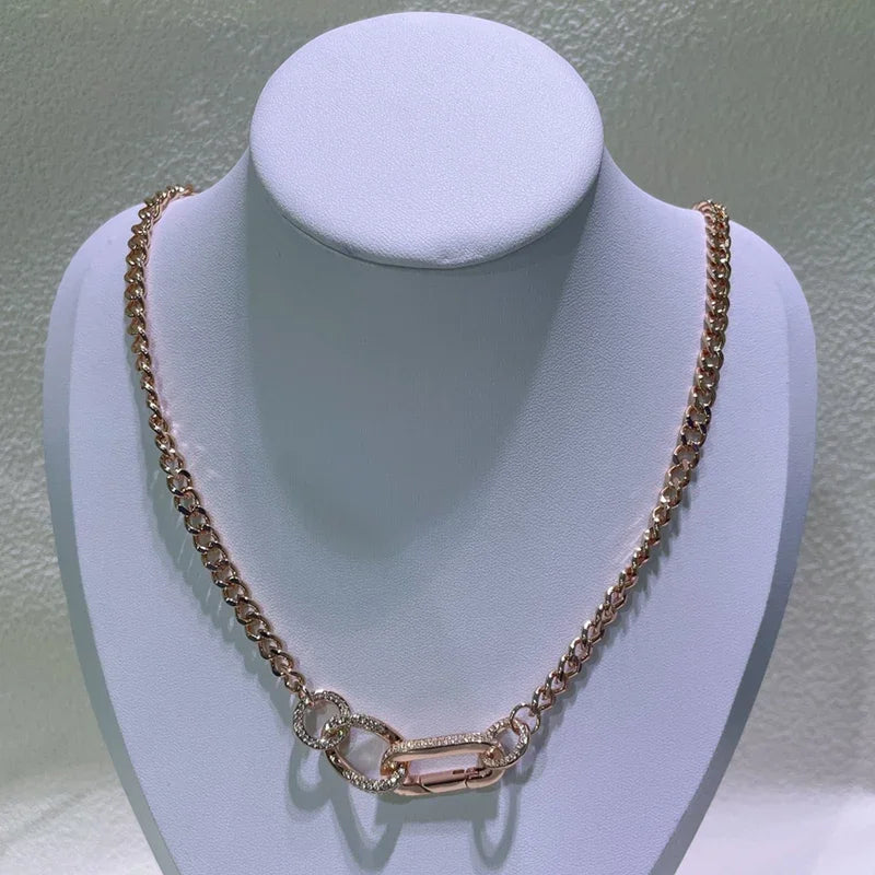 2025 New Trend Fine Jewelry Sets Charm Personality Gold Silver Geometric Crystal Fashion Personality Necklace Earrings for Women - Uknowucme
