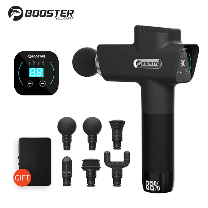 Booster M2-D Muscle Massage Gun 30 Speeds Deep Tissue Percussion Electric Massager  for Relaxation Back Body Massager