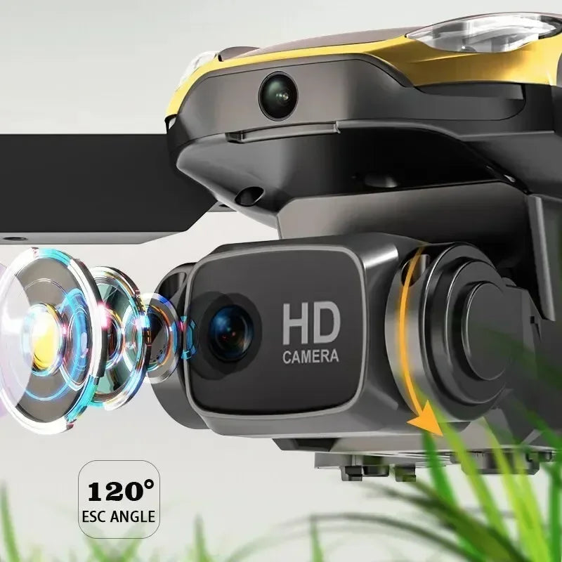 Drone Professinal 8K HD Dual Camera 5G WIFI Wide Angle Optical Flow Localization Brushless Motor RC Quadcopter - Uknowucme