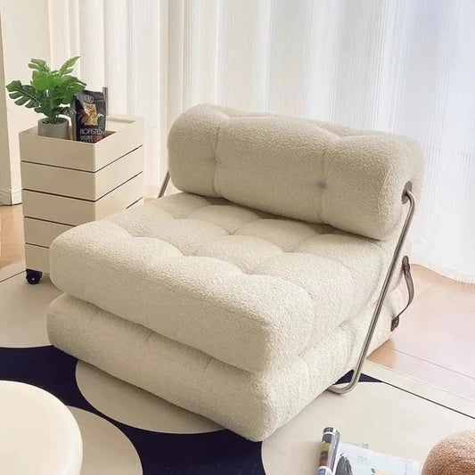 Sponge Filling Folding Living Room Sofas Multifunctional Modern Simple Single Sofa Removable Nordic Luxury Home Furniture - Uknowucme
