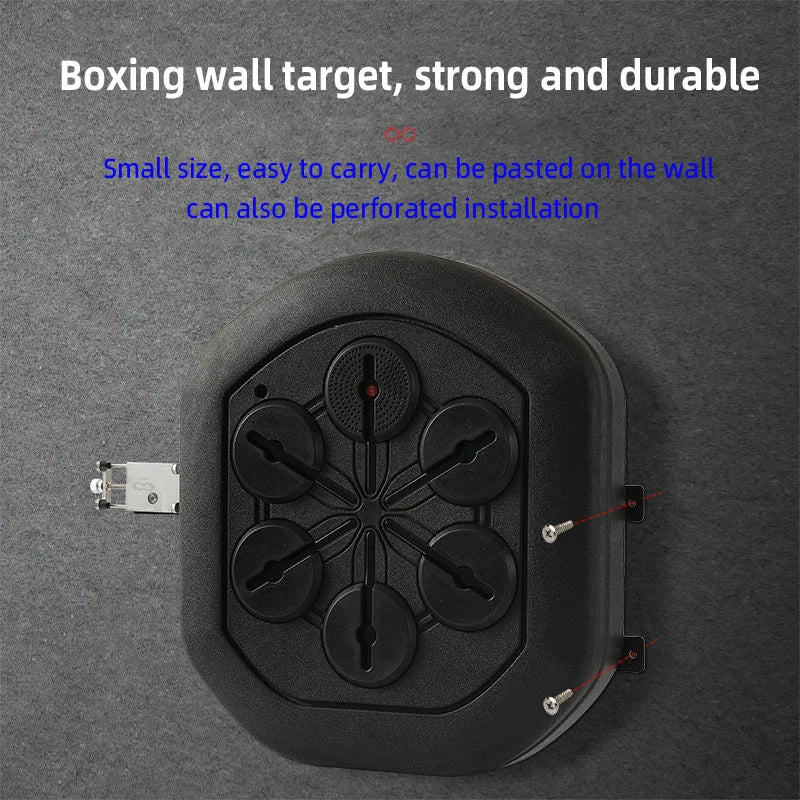 Intelligent Music Boxing Machine wall mounted Boxing Game Mini Portable Boxing Wall Target Punching Pad