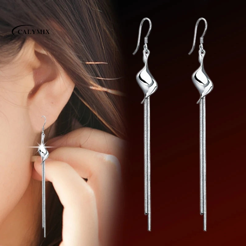 NEW S925 Sterling Silver Color Simple Round Bling CZ Zircon Stone Stud Earrings Fashion Jewelry Korean Earrings for Women Girl - Uknowucme