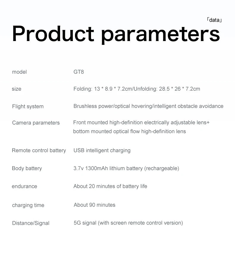 2025 New GT8 Drone GPS 8K Professional HD 360° Dual Cameras 5G WIFI Brushless Motors Obstacle Avoidance Foldable Quadcopter Toys - Uknowucme