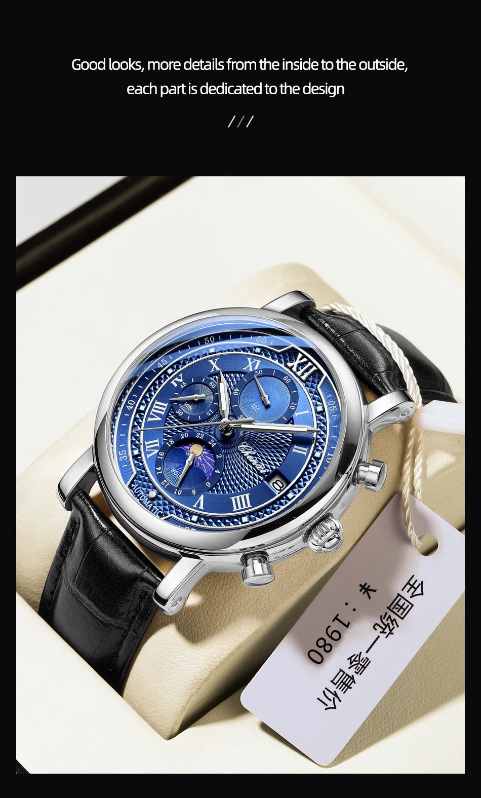 CHENXI Men Quartz Watch Luxury Sports Waterproof Chronograph Luminous Date Men’s Wrist Watch Business Leather Watches Clock - Uknowucme