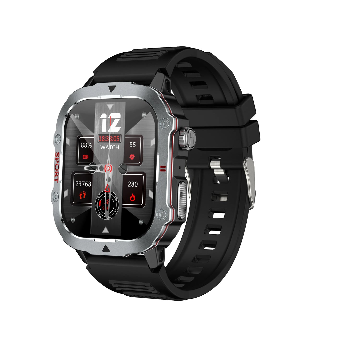 New Smart Watch Men Women  HD Screen  Route tracking BT Phone Call Sport and Health Monitor Full Touch Screen Smartwatch
