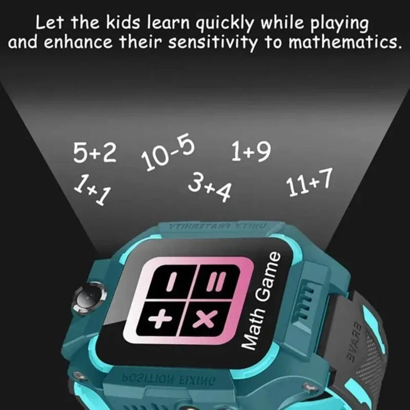 New Kids Smart Watch SOS Phone Watch With Sim Card Ip67 Waterproof Remote Photo For Children For Ios Android Kids Gift