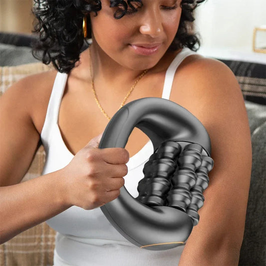 Massage Roller Handheld Deep Muscle Massage Relaxation Gun Suitable For Back And Shoulder Recovery After Exercise and Futness
