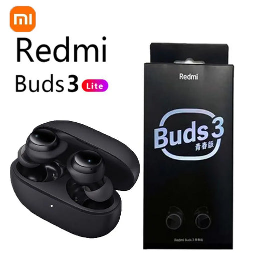 XIAOMI Redmi Buds 3 Lite TWS Bluetooth 5.2 Earphone IP54 18 Hours Battery Life Mi Ture Wireless Earbuds Youth Edition - Uknowucme