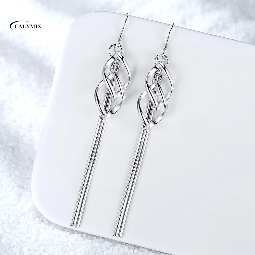 NEW S925 Sterling Silver Color Simple Round Bling CZ Zircon Stone Stud Earrings Fashion Jewelry Korean Earrings for Women Girl - Uknowucme
