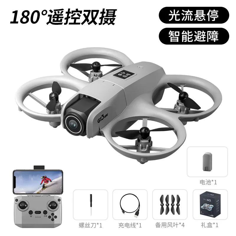 Drone Gt3 Mini Hd 4k Picture Quality Drone Obstacle Avoidance Professional Aerial Photography Aircraft Remote Control Aircraft