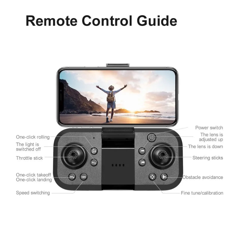 Drone Aerial Photography, High-definition Remote Control, Three Cameras, 4K Long-range Brushless Aircraft