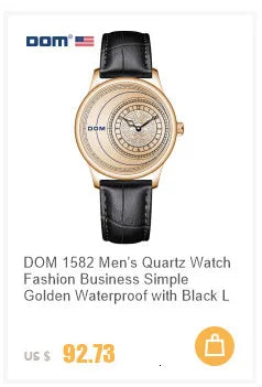 DOM 1345 Men Quartz Watch Fashion Personality Creative Scrolling Iron Ball Magnetic Pointer Waterproof  for Male Watches Gift - Uknowucme