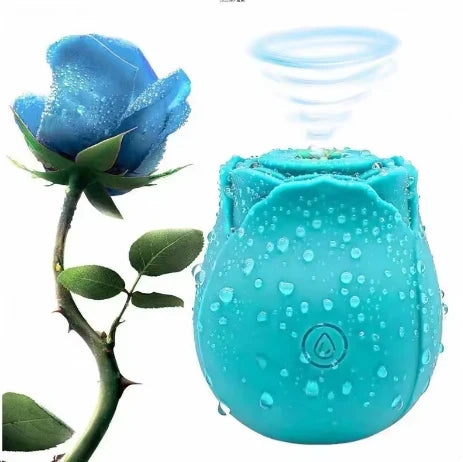 The Best of Hot Seller in the Whole Network Glow or Non Glow Rose style Sucking Vibrator for Women