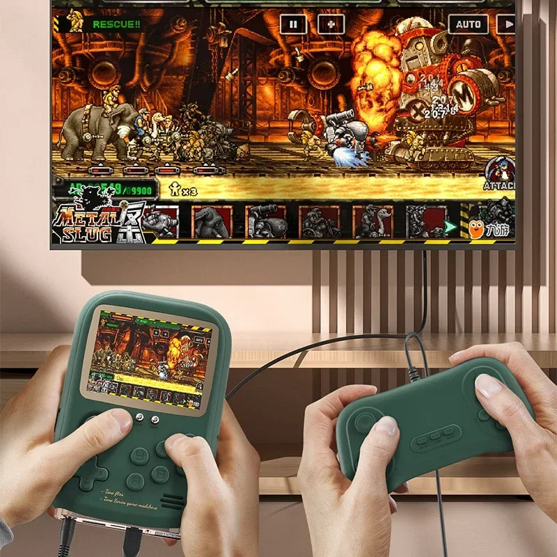 Handheld Mini Player 10000 Games Built in 2 Cables 6000mAh Video Game Power Bank Portable Retro Game Console Mini Game Machine