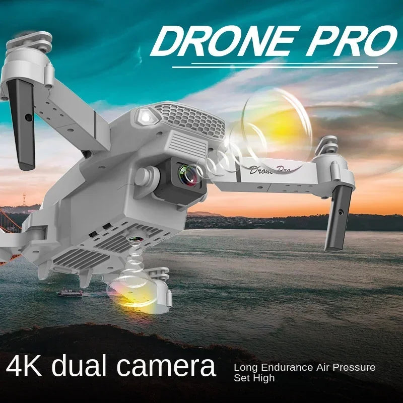Drone E88 Pro Drone Aerial Photography High Definition 4k Dual Camera Quad Axis Remote Control Aircraft Children's Toys - Uknowucme