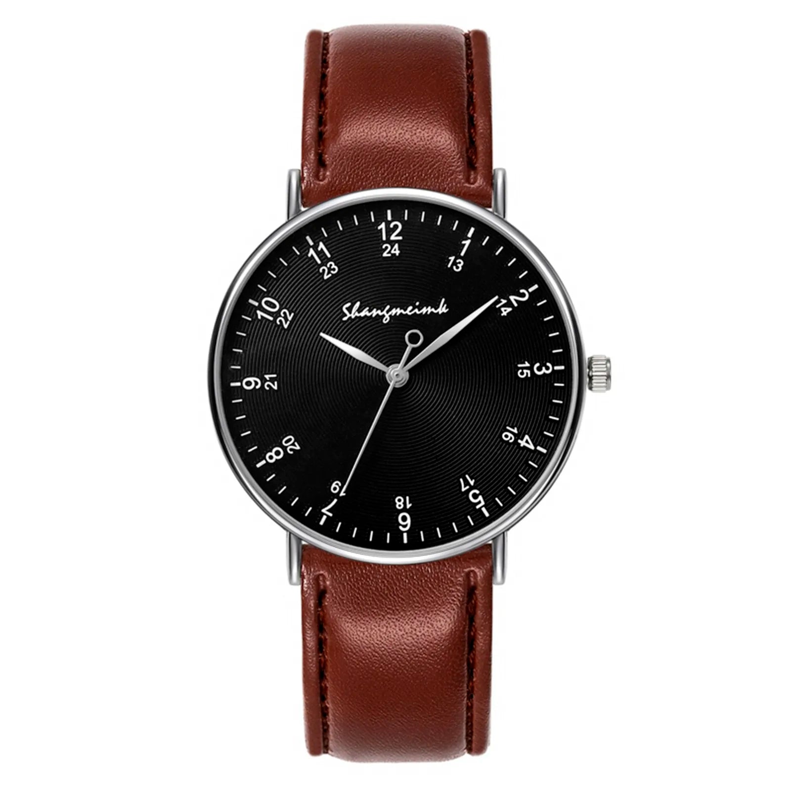 Free Shiping Items Quartz Watches For Men Strapstainless Steel Quartz Watch With Leather Strap Relogio Masculino Reloj Hombre - Uknowucme