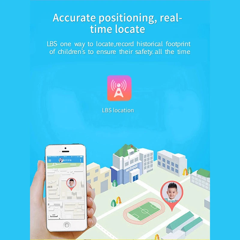 Smart Watch For Kids - Location, Camera, Video, Music, Games, Alarm, Calculator - Uknowucme