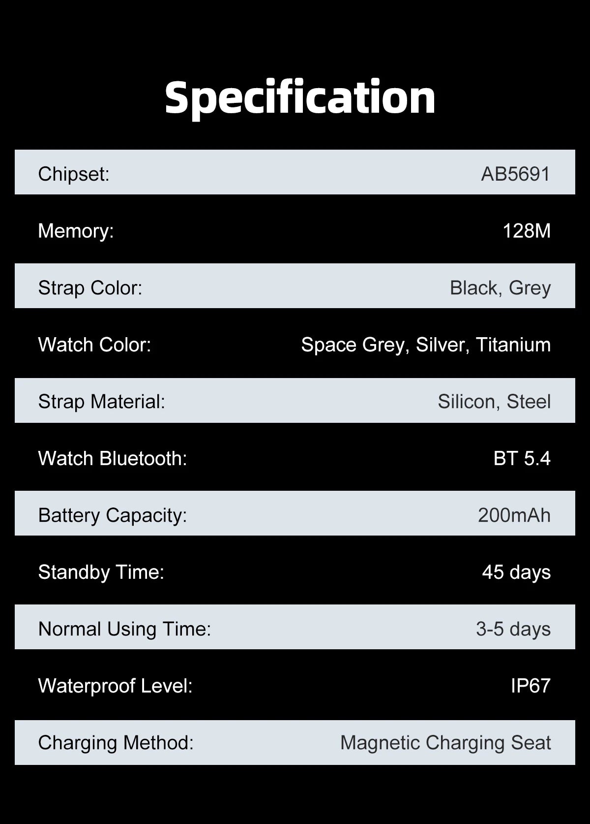2025 A new smart watch, 1.96-inch sports watch, IP67 waterproof, 110+ sports mode, fitness activity tracker, ultra-thin watch. - Uknowucme