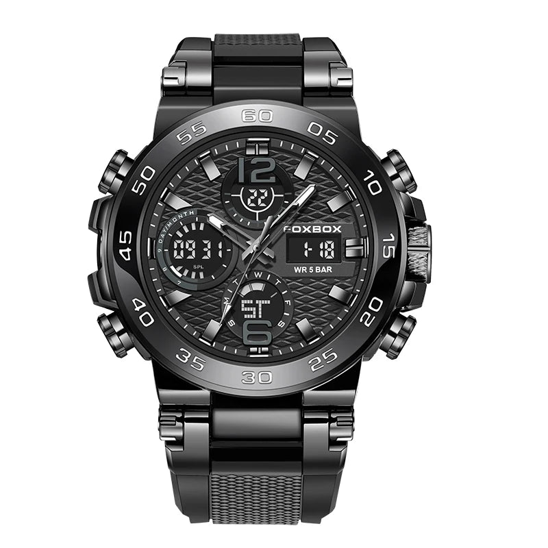 FOXBOX Military Digital Watch for Men Camouflage Waterproof Wristwatch Mens Shockproof Sport Quartz Tactical Clock Montre Homme - Uknowucme