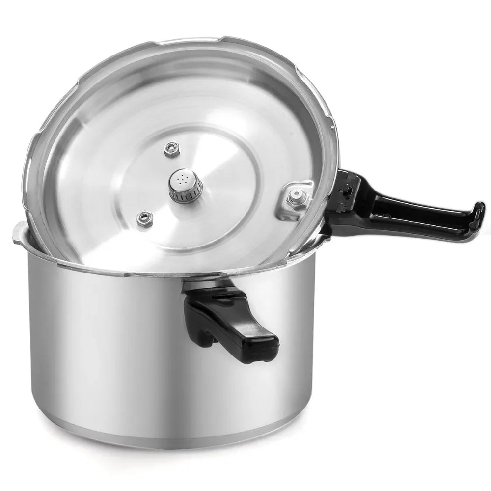 Deluxe 6-Quart Aluminum Pressure Cooker Cookware Fast  Stove Cooking Pressure- - Uknowucme
