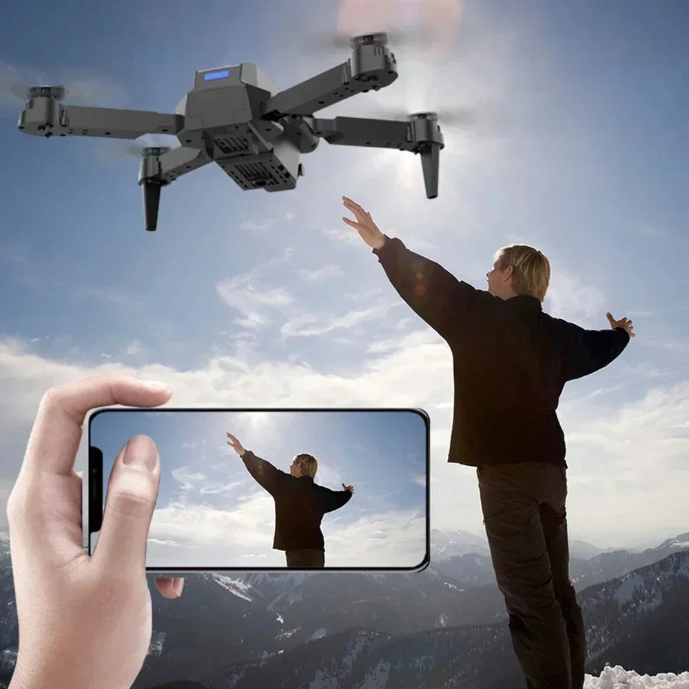 Drone Professionnel Grand Angle 4K E88 Avec Caméra HD WiFi FPV Maintien En Hauteur Pliable RC Quadrotor Pour Jouets D'enfants - Uknowucme