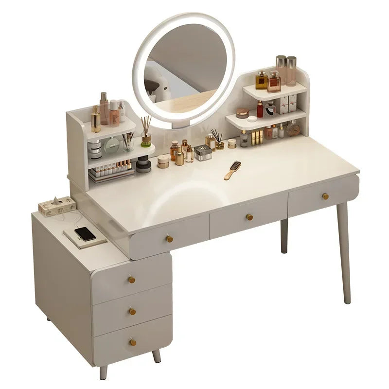 Nordic Makeup Dressers Drawer Storage Living Room Dressing Tables Girl Home Drawers Cabinet Coiffeuse De Chambre Decoration