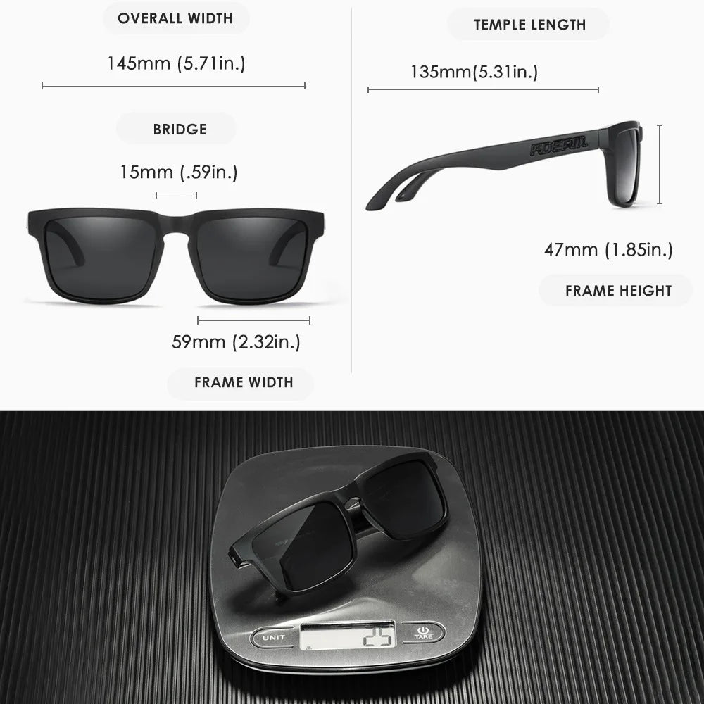 2024 Kdeam High Quality Polarized Sunglasses for Women Men Fashion Unisex Brand Popular Trendy Outdoor Eyewear For Couple - Uknowucme