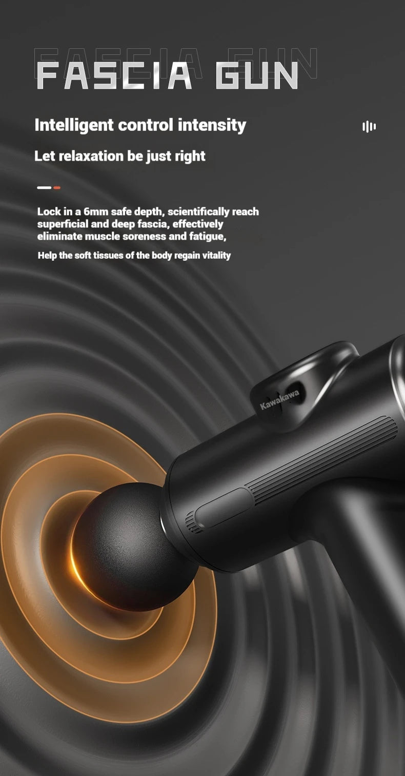 Fascia Gun Massager – Professional Massage Instrument for Muscle Relaxation, Percussion Fascia Gun