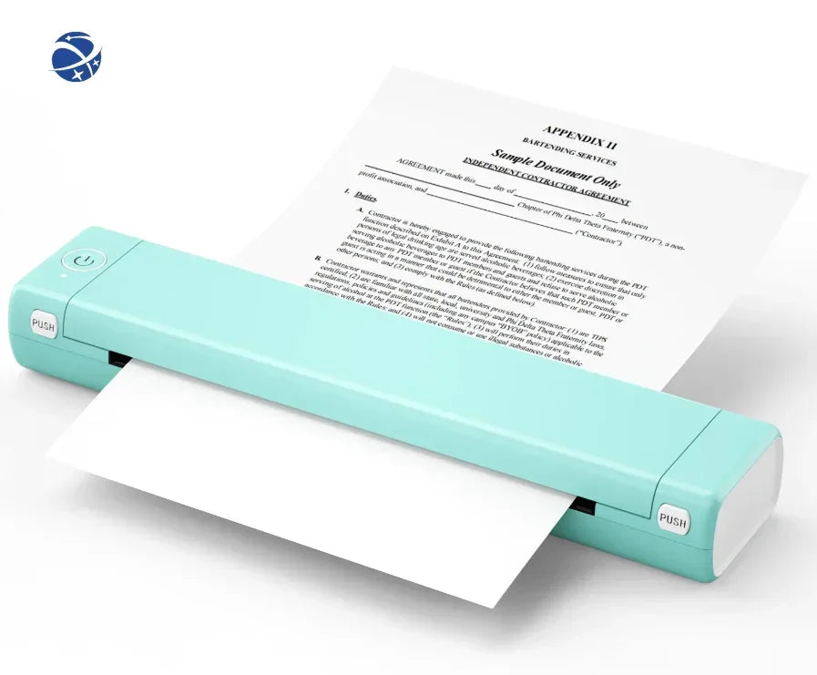 Phomemo portable A4 printer thermal printer letter size wireless bluetooth m08f letter printer for text/PDF/web printing - Uknowucme