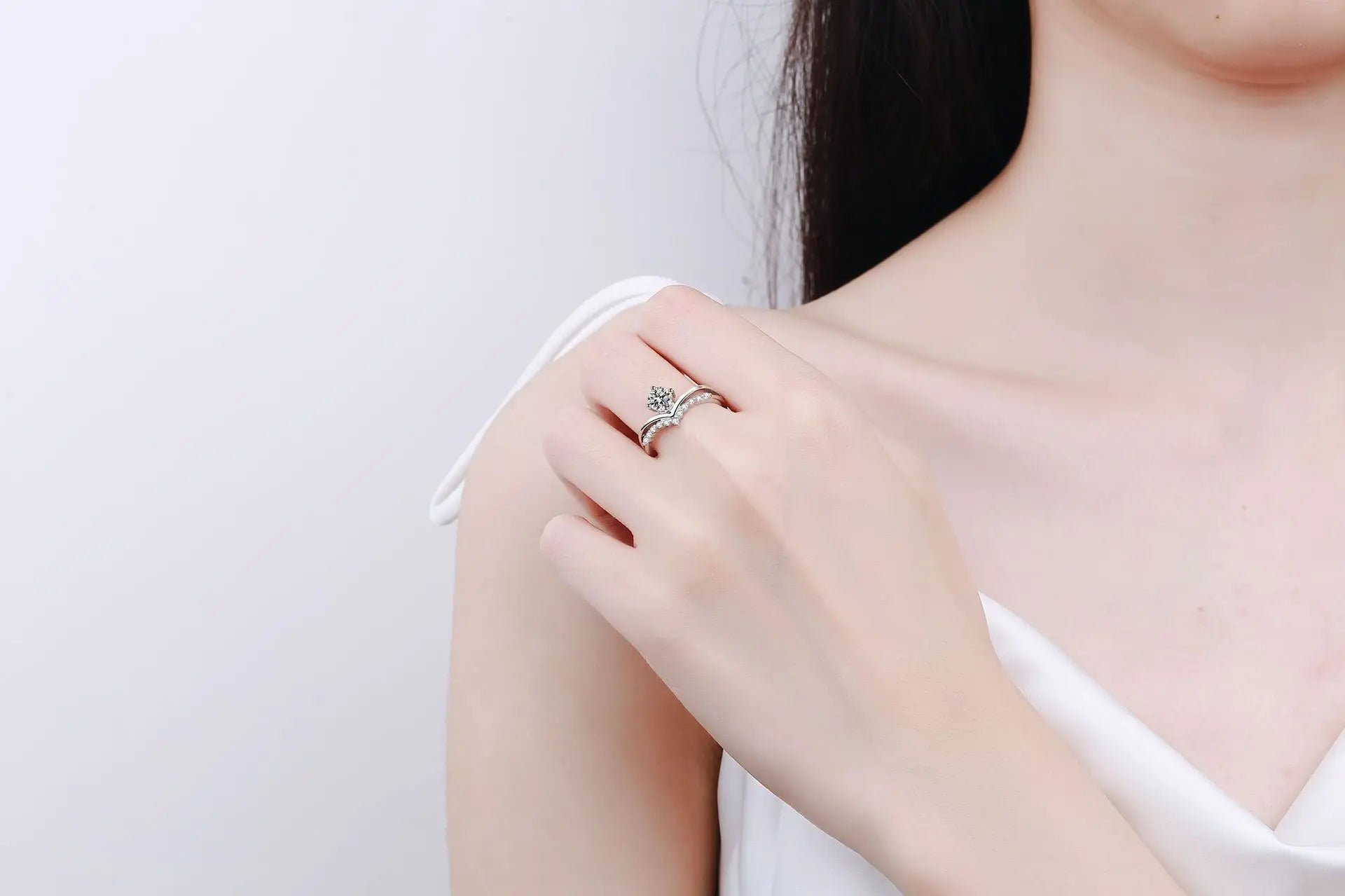 Moissanite Ring Original 100% 925 Sterling Silver Jewellery ladies Women's Factory Sales Jewelry 2025 Wedding Engagement Rings - Uknowucme