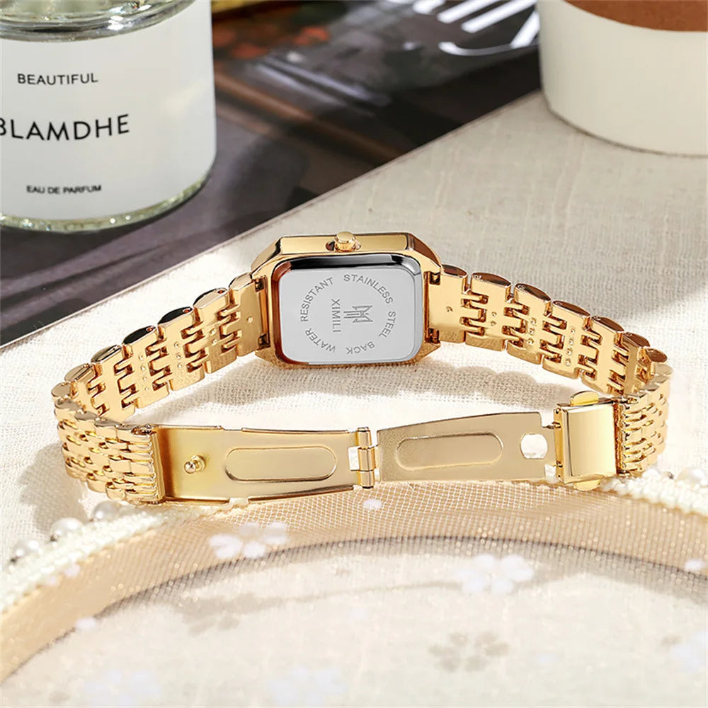 UTHAI 2024 New Women Watch Light Luxury Brand Stainless Steel Ladies Business Watches Female Student Fashion Quartz Wristwatches - Uknowucme