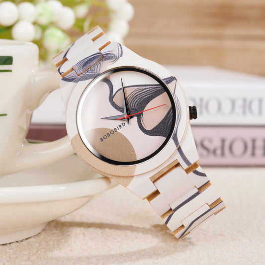 2025 New BOBOBIRD Men‘s Wood Artistic Watches High Quality Japanese Quartz Movement Wristwatch Clock for Men’s Gift Dropshipping - Uknowucme