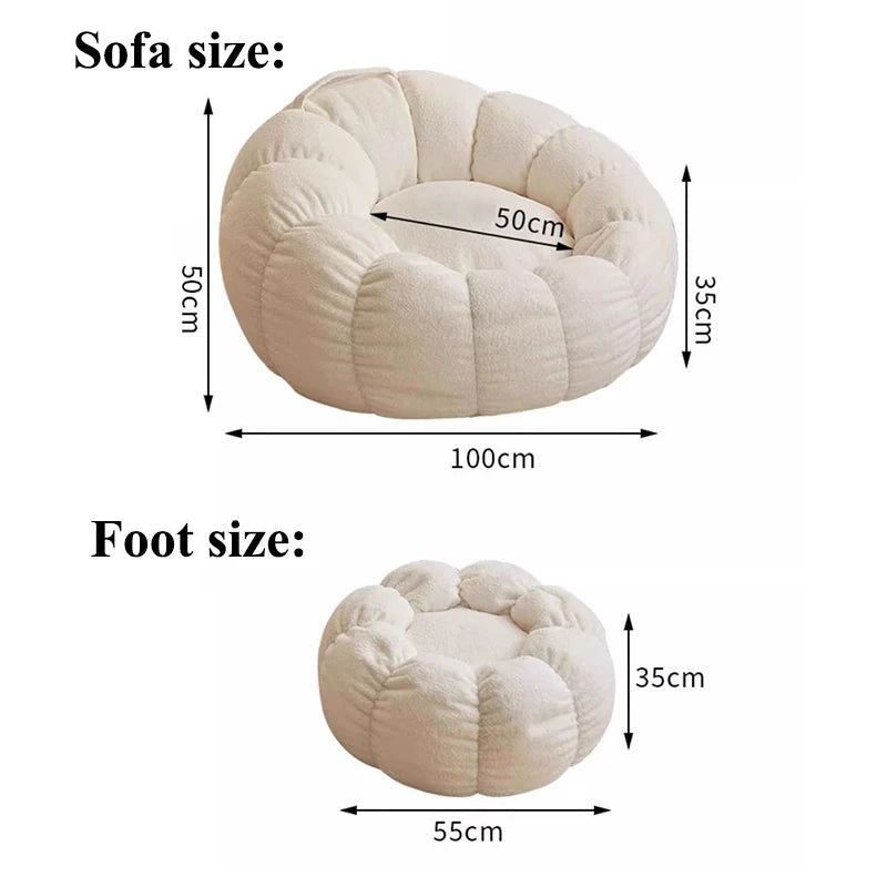 Bean Bag Living Room Sofas Nordic Modern Sofa Comfortable Relaxing Sofas Home Decoration Furniture Bedroom Lounger Accessories - Uknowucme