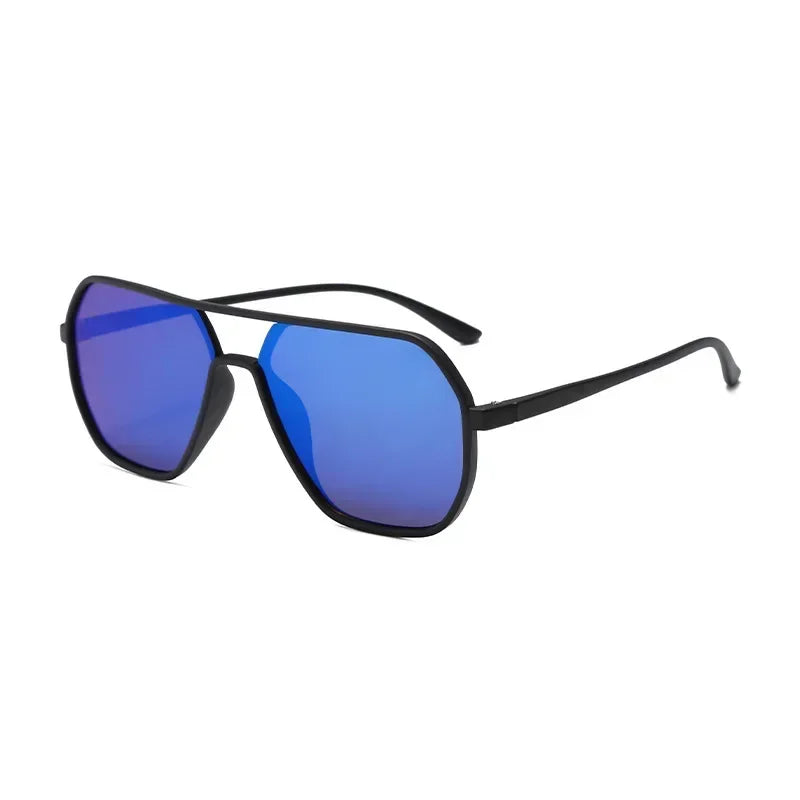 New Body Frame Sunglasses Ins Large Frame Display Face Small Sunglasses Men and Women Fashion Driving UV Glasses - Uknowucme