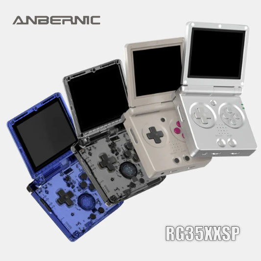 ANBERNIC RG35XXSP Retro Handheld Game Console 3.5-inch IPS Screen 3300mAh Battery Supports HDMI-TV Out and Bluetooth 4.2 5K Game