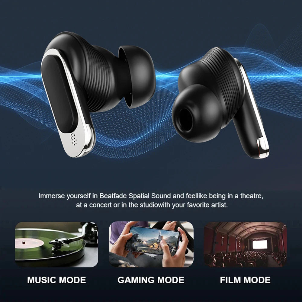 V8 LED Full-color Touchscreen Bluetooth5.4 Earphones Noise Reduction True Wireless Control In Ear Sports Headphone Headset